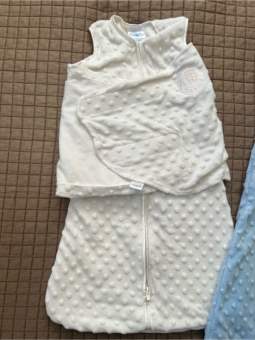 HALO SleepSack Swaddle Bag - Cream Baby Sleep Sack 3-6m